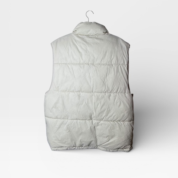 Aerie Offline Creme Athleisure Puffer Vest (F) - Picture 2 of 5